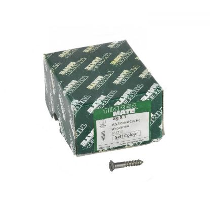 Picture of Steel CSK Head Slotted Woodscrews