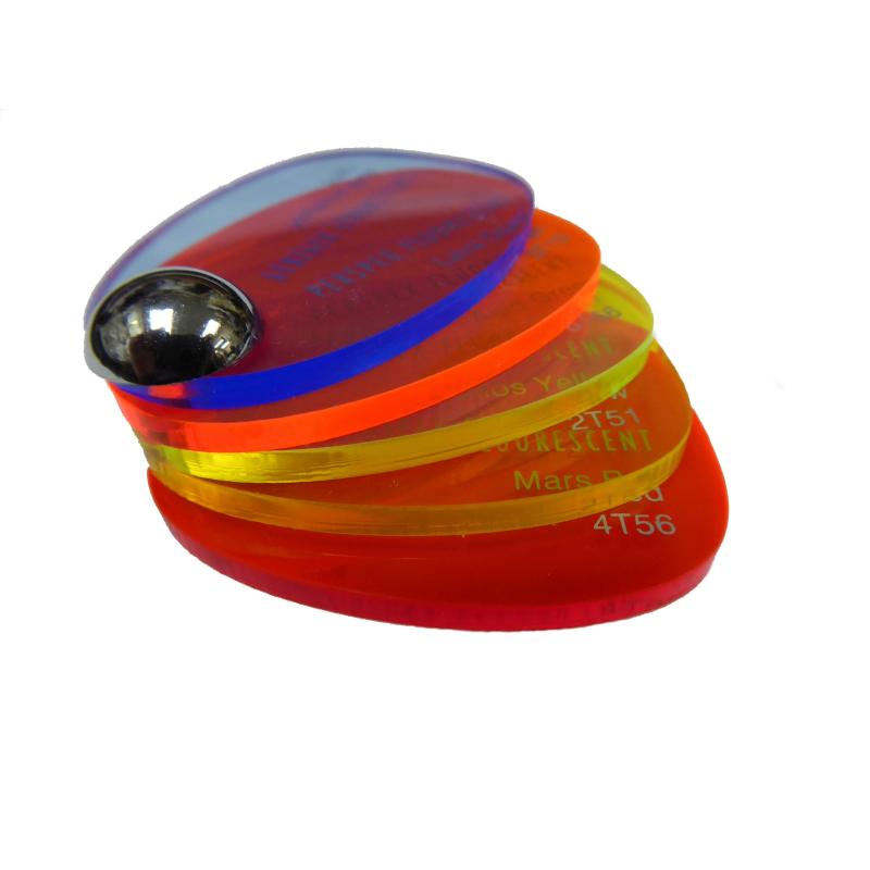Picture of Cast Fluorescent Transparent Acrylic