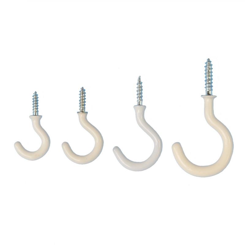 Picture of Plastic Coated (White) Cup Hooks