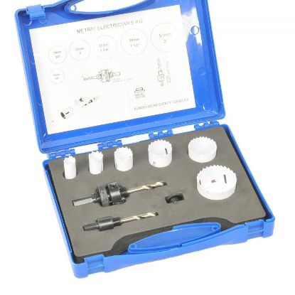 Picture of 9 Piece Holesaw Kit