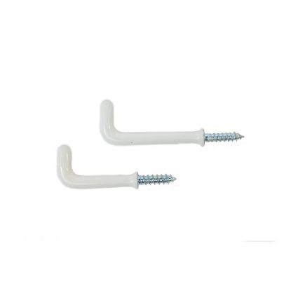 Picture of Plastic Coated (White) Dresser Hooks