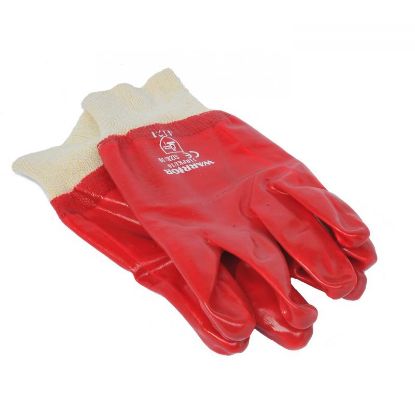 Picture of PVC Red Acid, Chemical and Oil Resistant Gloves