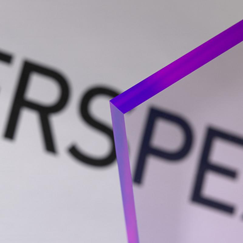 Picture of Cast Fluoedge Fluorescent Acrylic Sheet