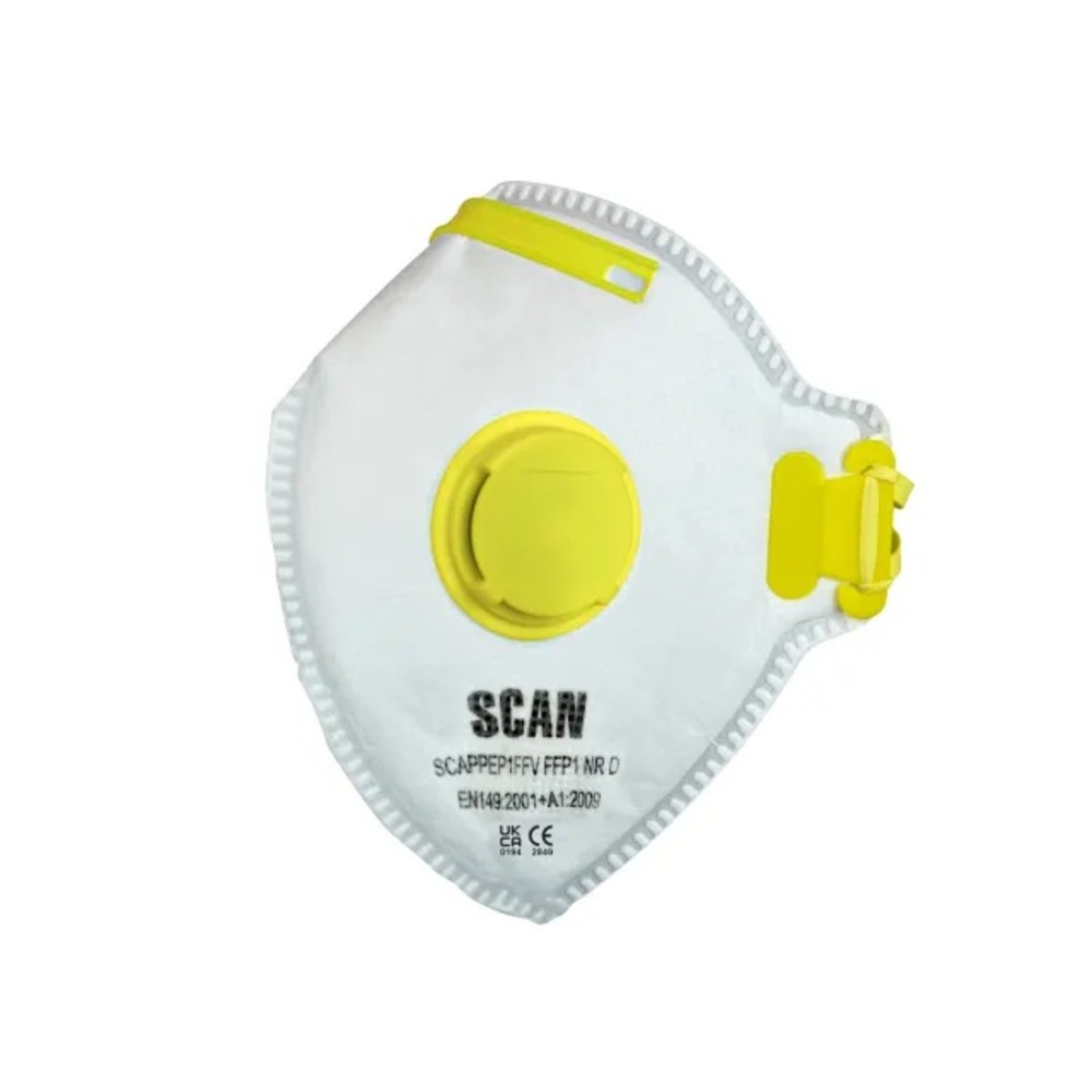 Picture of FFP1 Fold Flat Valved Disposable Face masks