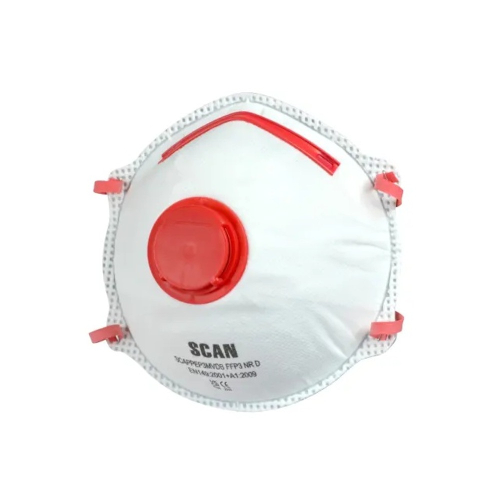 Picture of  FFP3 Moulded Valved Disposable Face masks